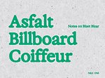 Asfalt coiffeur billboard