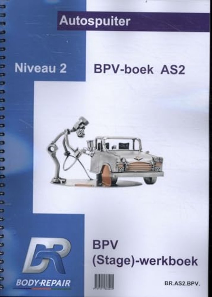 BPV boek autospuiter Niveau 2 stage werkboek