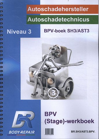 BPV boek autoschadehersteller/autoschadetechnicus Niveau 3 Stage werkboek