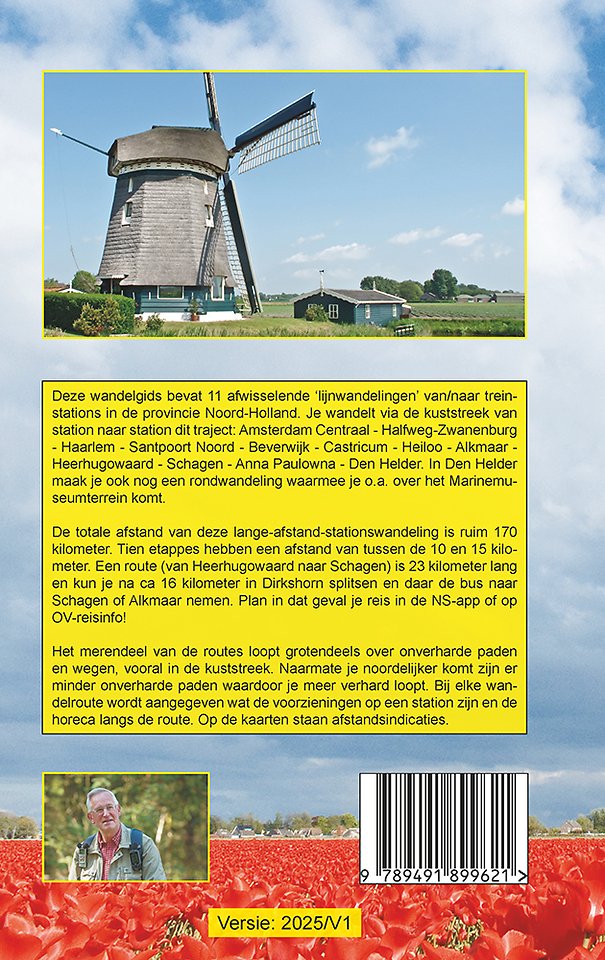 11 stationswandelingen dwars door Noord-Holland