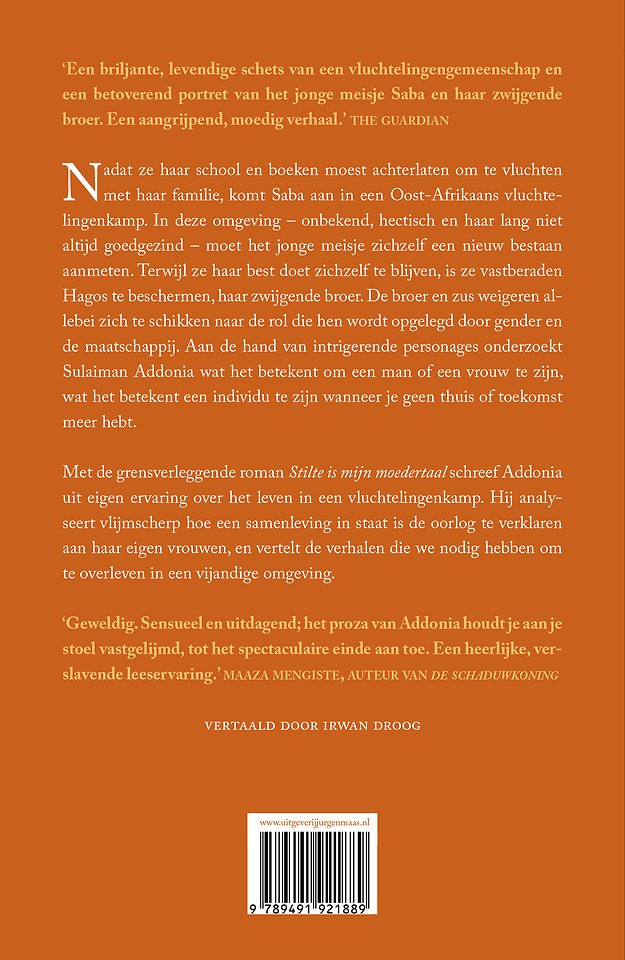 Stilte is mijn moedertaal