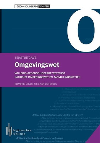 Tekstuitgave Omgevingswet