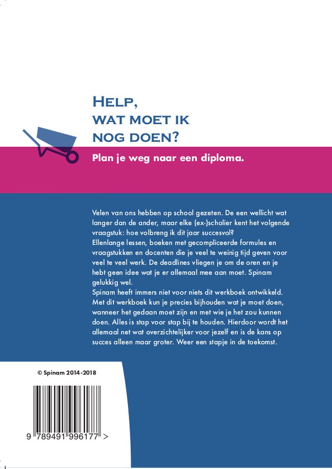 Help, wat moet ik nog doen?