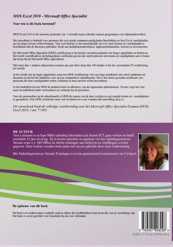 MOS Excel 2010 Specialist