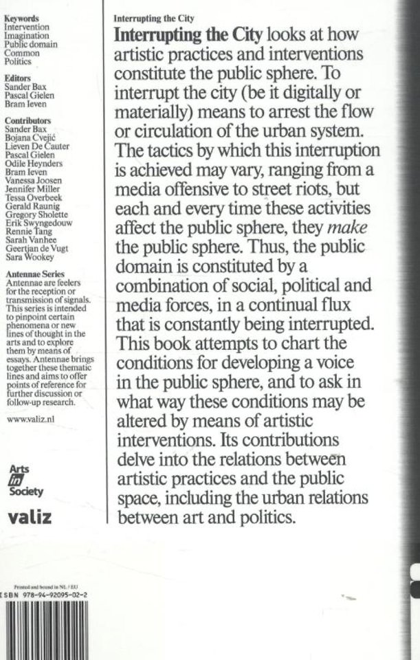 Interrupting the city