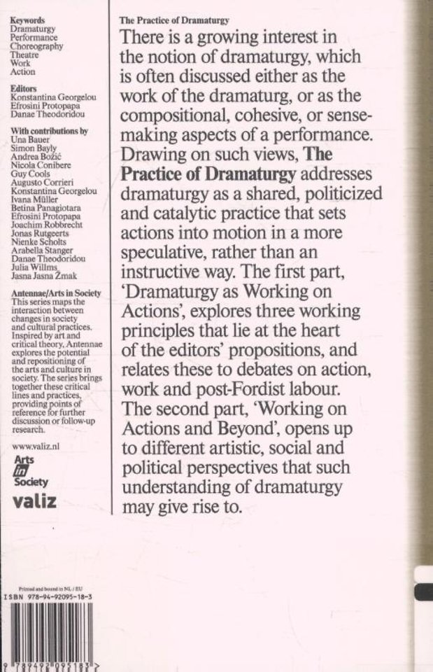 The practice of dramaturgy