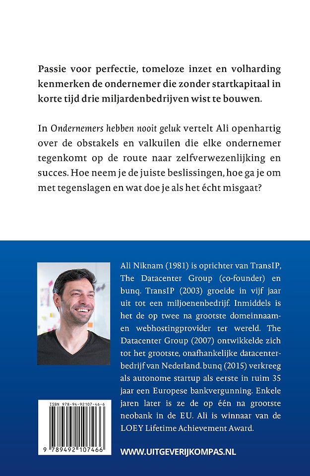 Ondernemers hebben nooit geluk