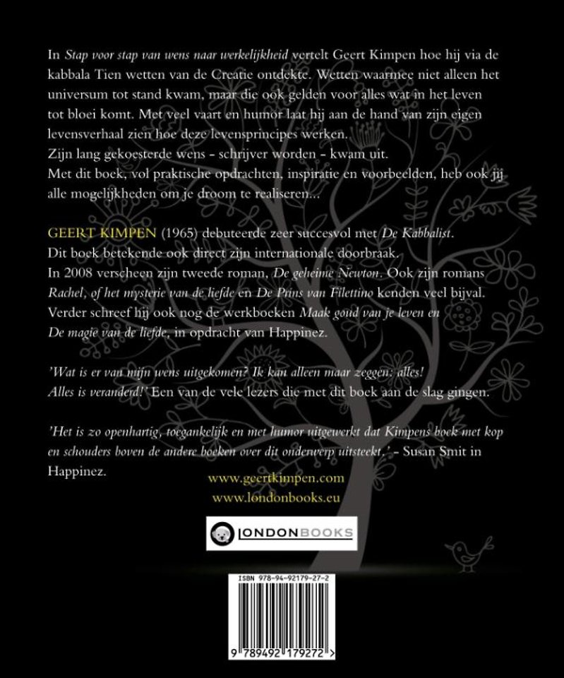 Stap voor stap van wens naar werkelijkheid