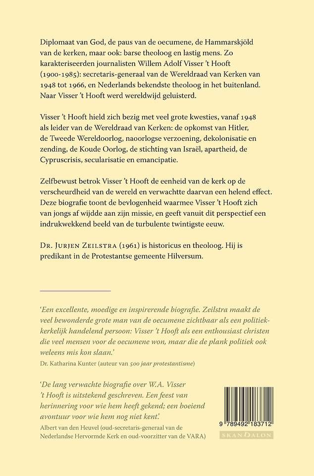 Visser 't Hooft - Biografie