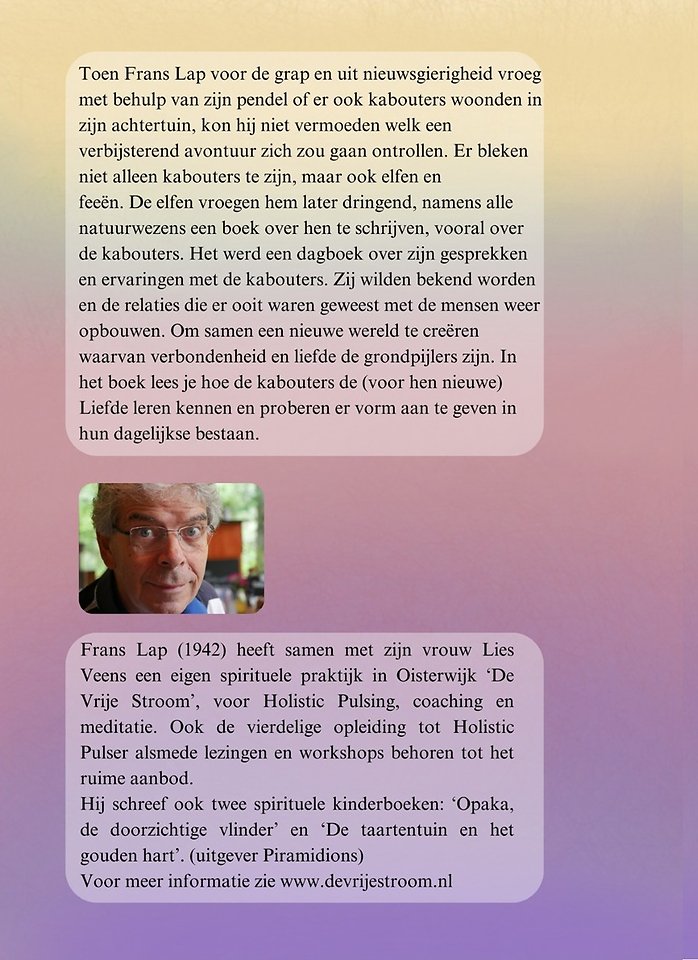 Hallo kabouter, ben je daar?