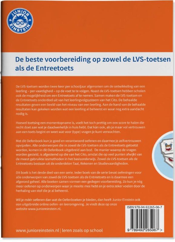 LVS- en entreetoets oefenboek (3) Deel 3 - Gemengde opgaven - Groep 6, opgaven voor rekenen, taal en studievaardigheden