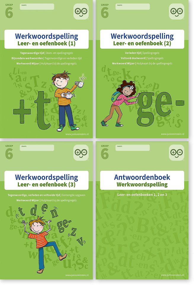 Werkwoordspelling Leer- en Oefenboek groep 6 Compleet Groep 6 1, 2 en 3 Leer- en oefenboek, Antwoordenboek