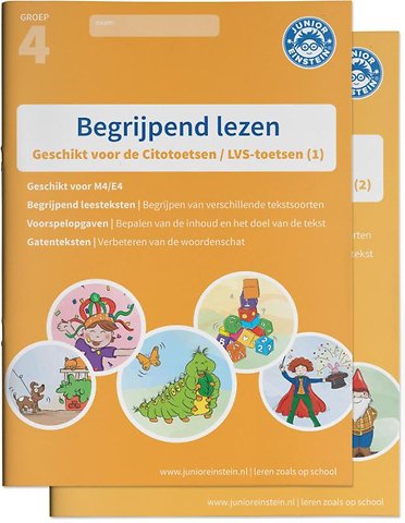 Begrijpend lezen oefenboeken compleet Compleet pakket, delen 1 en 2