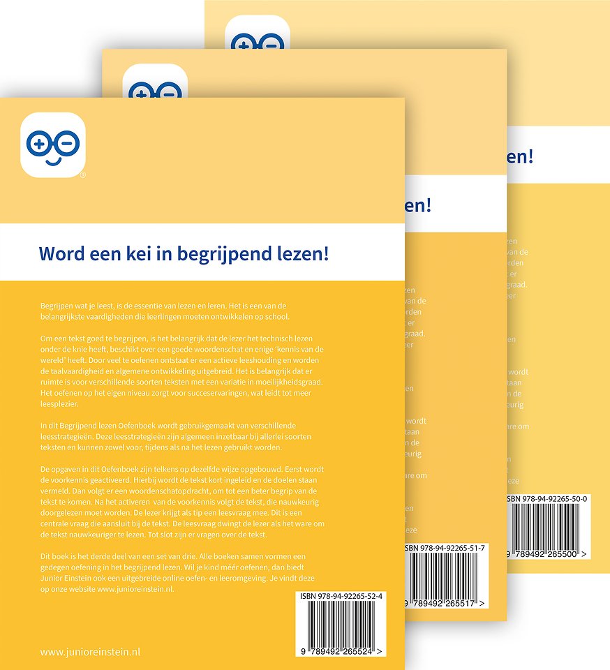 Begrijpend lezen 1, 2 en 3 Oefenboek Compleet