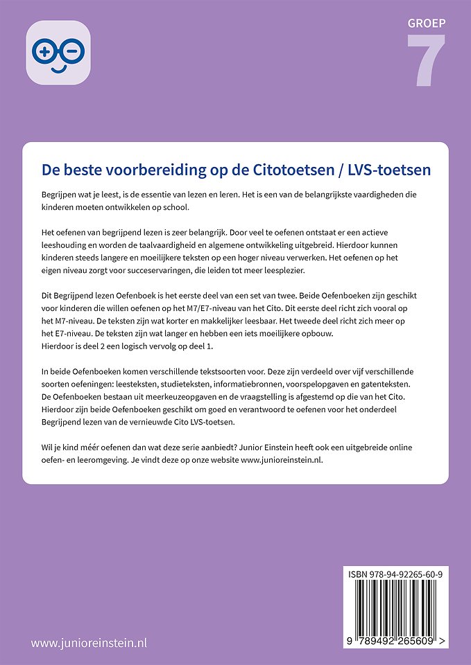 Begrijpend lezen Deel 1 - Groep 7 Oefenboek