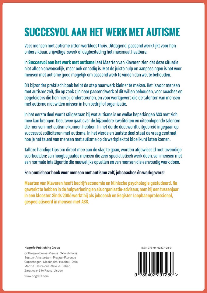 Succesvol aan het werk met autisme