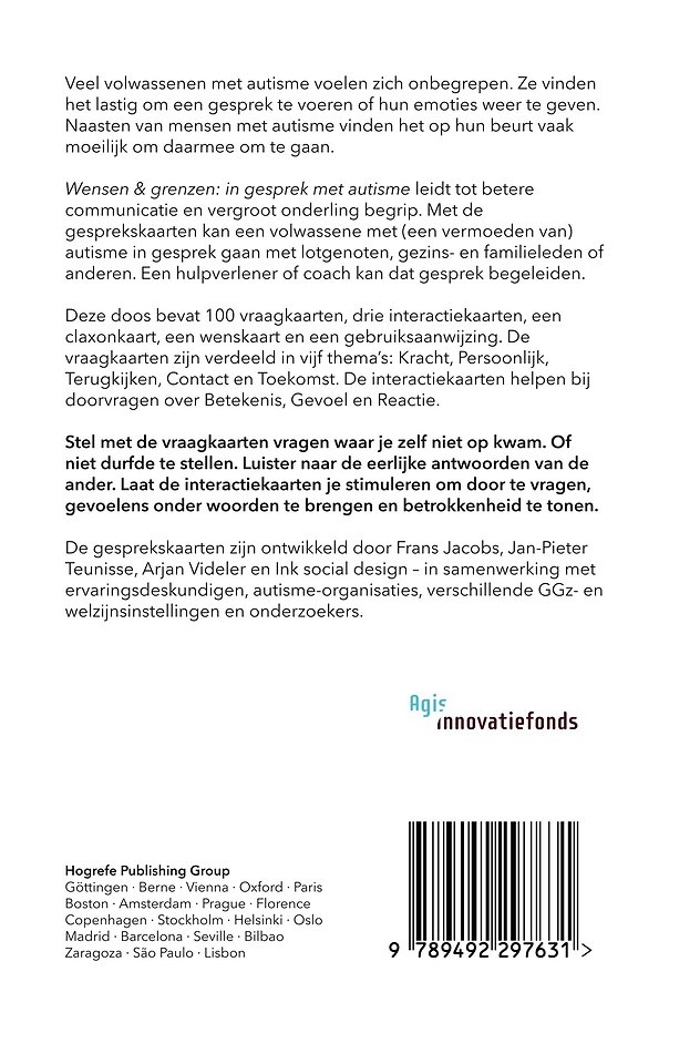 Wensen en grenzen: in gesprek met autisme