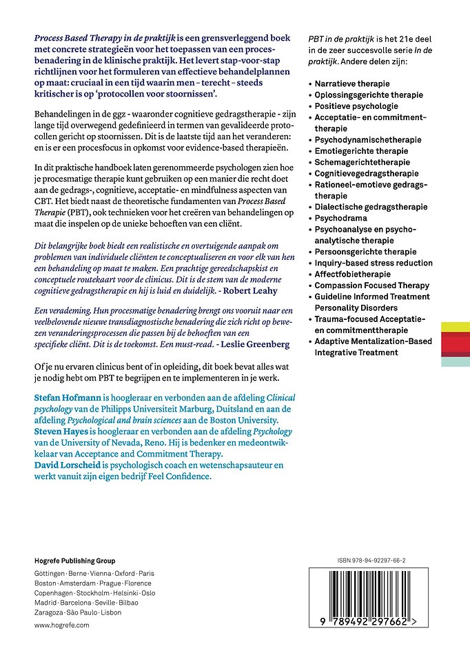 Process-Based Therapy in de praktijk