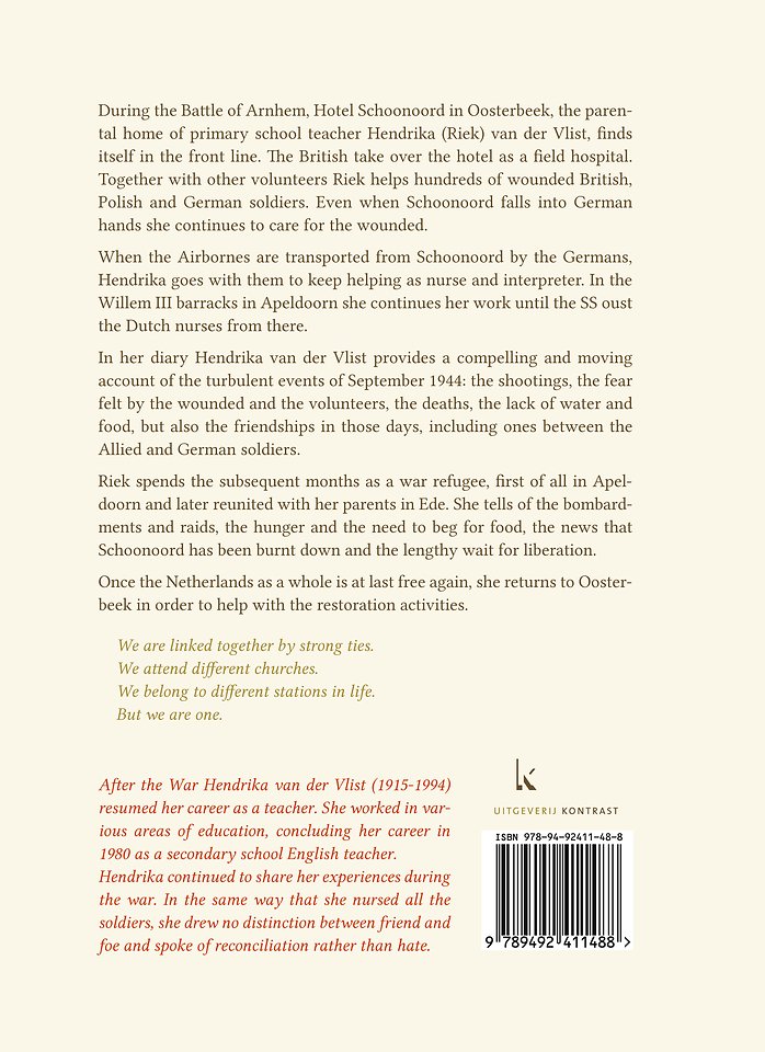 Diary of a Nurse in the Battle of Arnhem