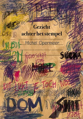Gezicht achter het stempel