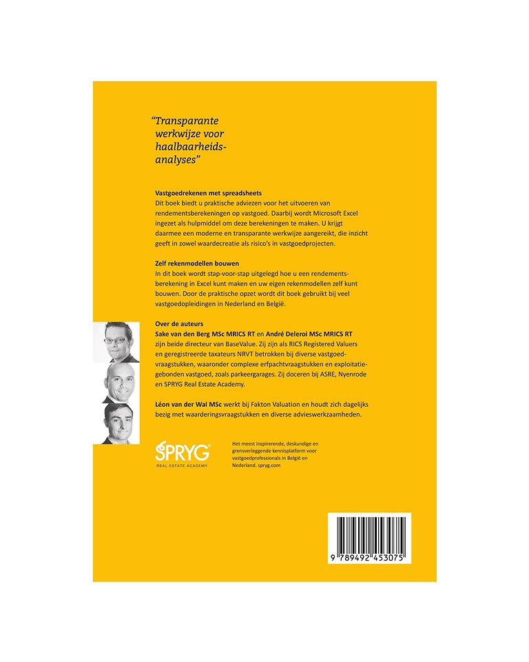 Vastgoedrekenen met Spreadsheets