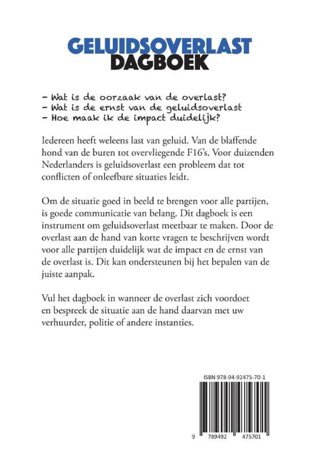 Geluidsoverlast Dagboek