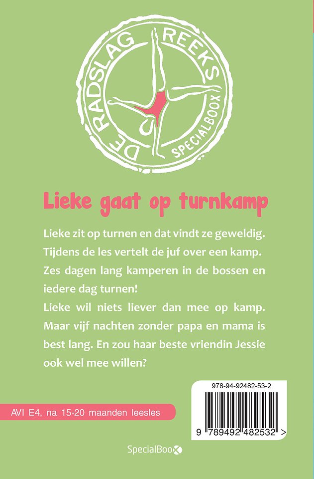 Lieke gaat op turnkamp