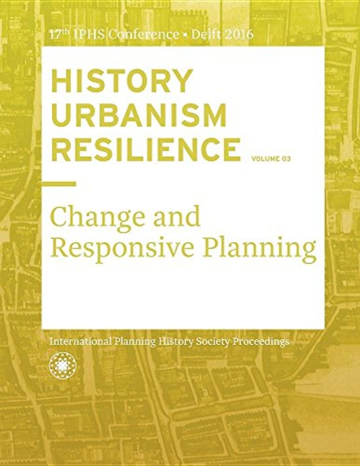 HISTORY URBANISM RESILIENCE VOLUME 03 Volume 3