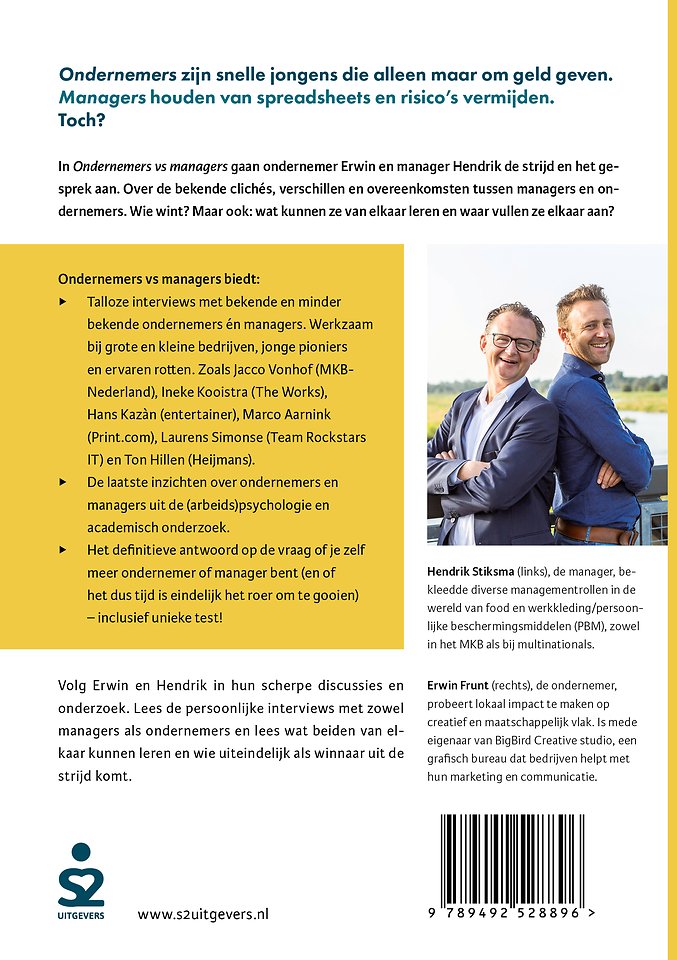 Ondernemers vs managers