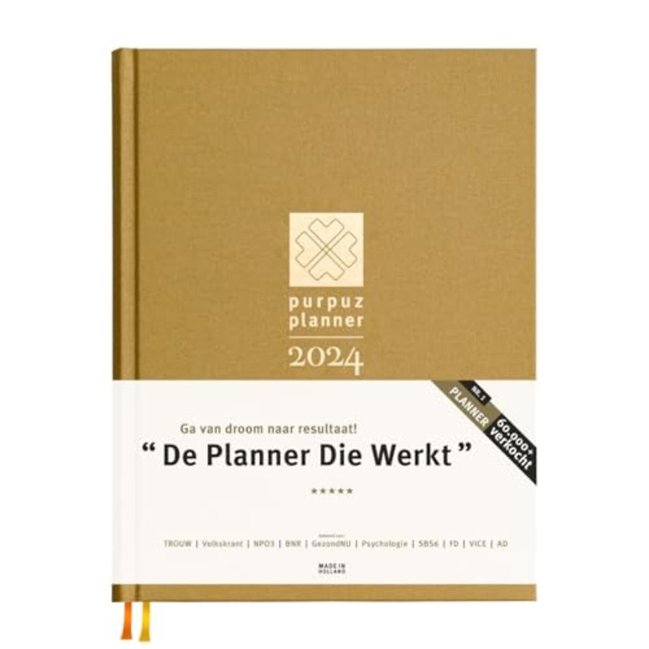Purpuz Planner 2024 Agenda - Organizer - Behaal je Doelen