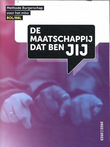 De maatschappij dat ben JIJ, BOL en BBL (2022-2023)