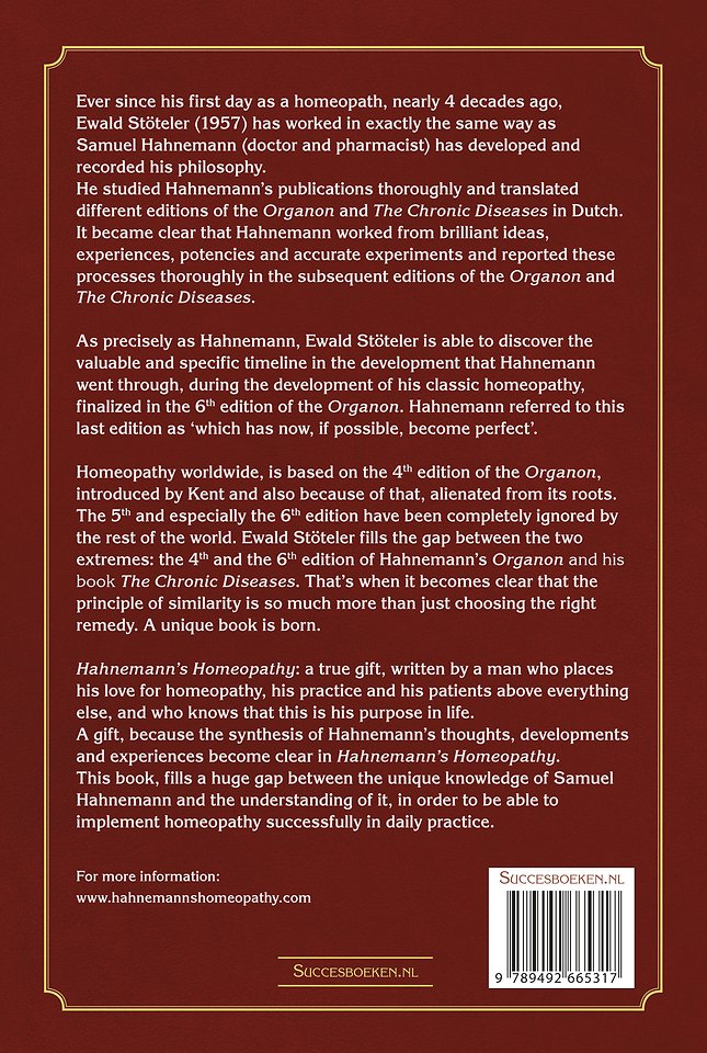 Hahnemann’s Homeopathy