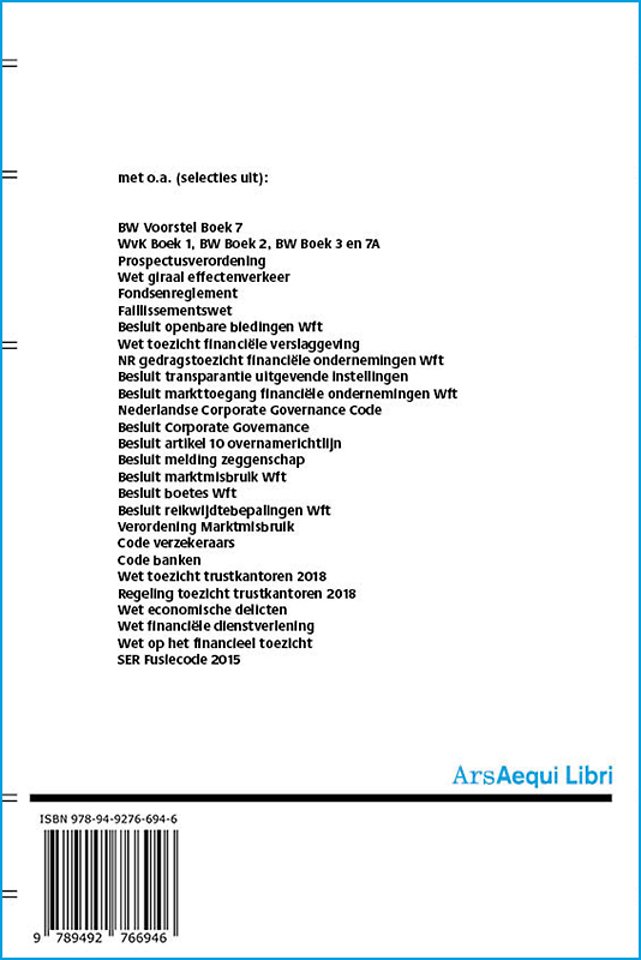 Ondernemings- en effectenrecht 2020