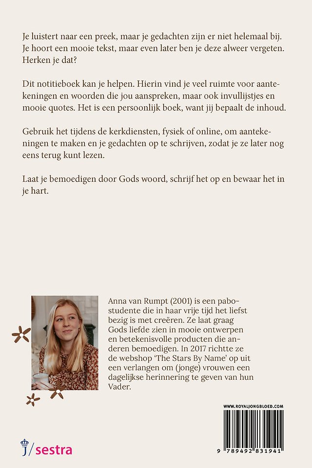 Notitieboek bij de preek