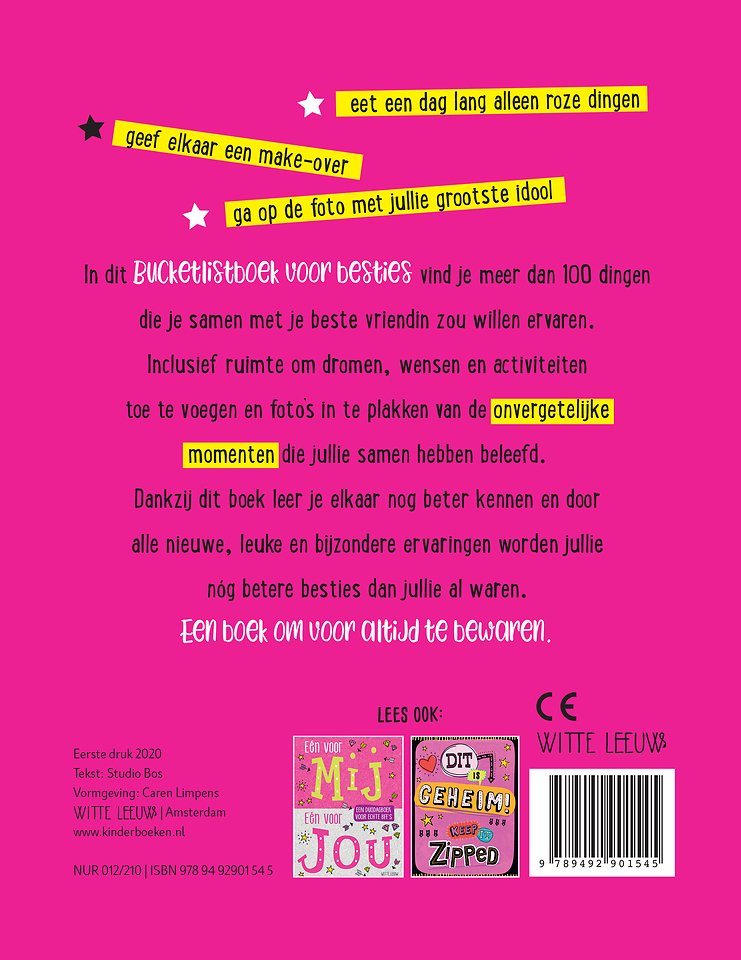 Bucketlistboek voor Besties