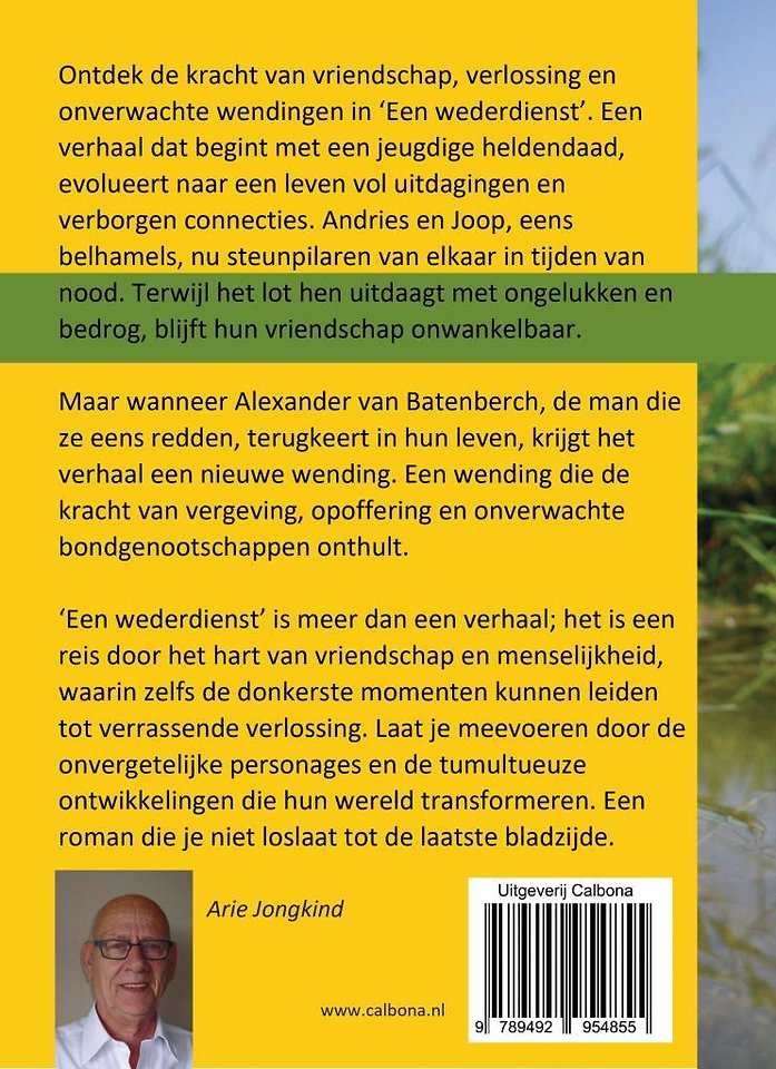 Een wederdienst Grote Letter Boek