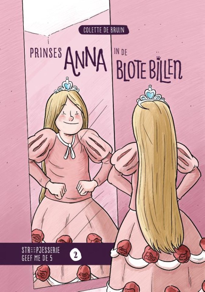 Prinses Anna in de blote billen