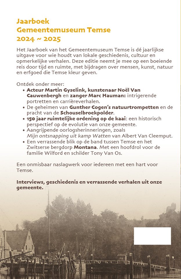 Gemeentemuseum Temse Jaarboek 2024-2025