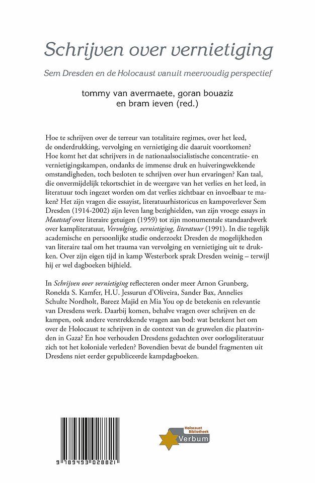 Schrijven over vernietiging