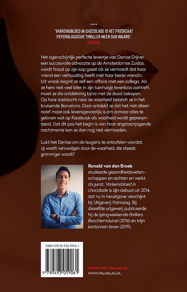 Varkensbloed in chocolade