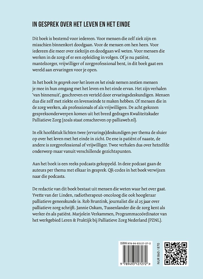 In gesprek over het leven en het einde