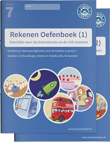 Rekenen Oefenboek delen 1 en 2 geschikt voor de Citotoets