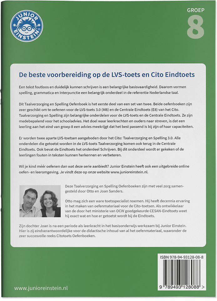 Taalverzorging en Spelling Groep 8 Oefenboek (2)