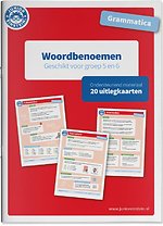 Grammatica Woordbenoemen geschikt voor groep 5 en 6: Uitlegkaarten