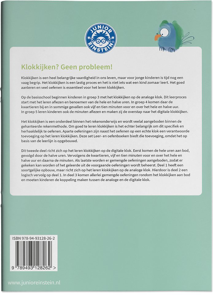Klokkijken Digitale klok Geschikt voor groep 5,6 7 en 8 Leer- en oefenboek (2)