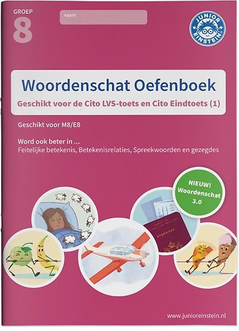 Woordenschat deel 1 Geschikt voor de Cito LVS-toetsen en de Cito Eindtoets - M8/E8 Cito Oefenboek