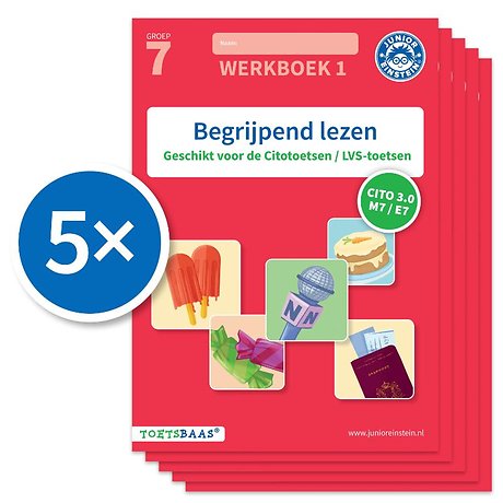 Begrijpend lezen werkboek 1 (Set van 5)
