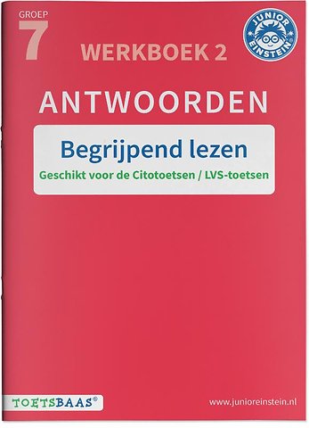 Begrijpend lezen antwoordenboek 2 groep 7 Werkboek