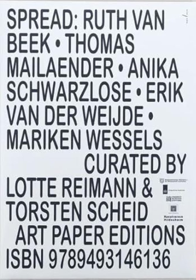 Spread: Ruth van Beek, Thomas Mailaender, Anika Schwarzlose, Erik van der Weijde, Mariken Wessels