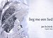 Lieg me een lied